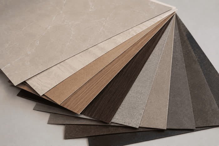 Colorful laminate sheets